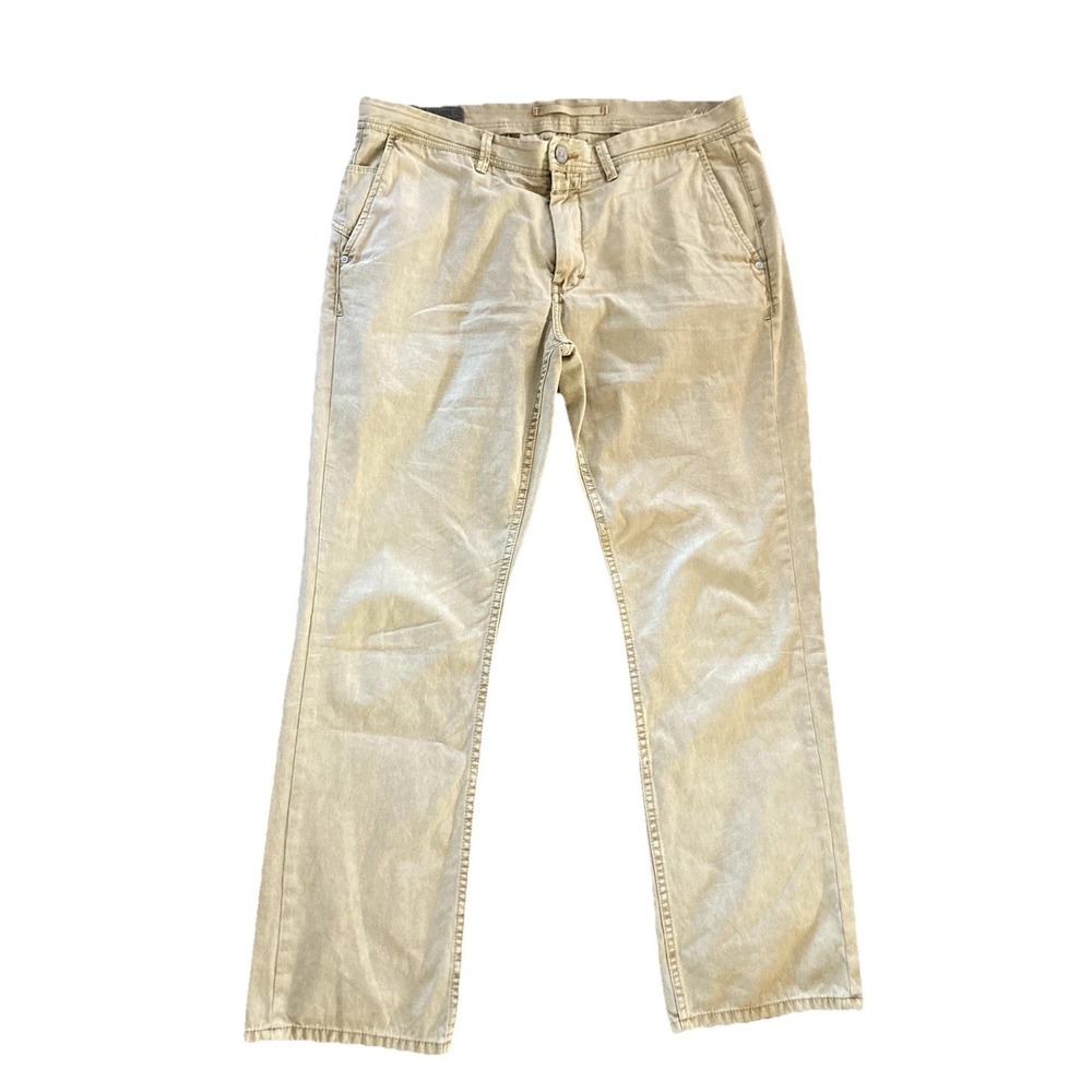 Tommy Bahama Pants Mens 36x32 Beige Pocket Chino Casual Khaki Beach 100% Cotton